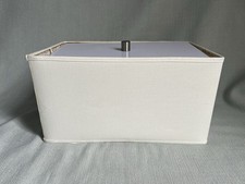 Rectangular Linen Lampshade 17  X 10  X 9  