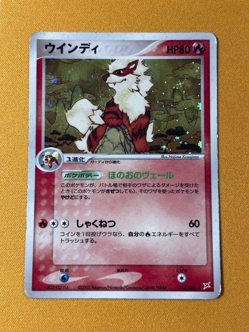 Arcanine 014/080 Team Magma vs Team Aqua Pokemon Card Japanese 【U.S./DDP】④