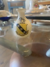 Swan China England Crested China st Mary church vase