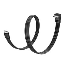 JSADZKJ USB C Cable, 90 Degree Right Angle C to C Data Transfer Black