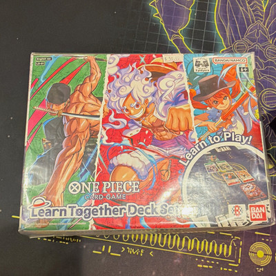 Bandai One Piece Card Game Learn Together Deck Set LD-01 English Box 124 Cards