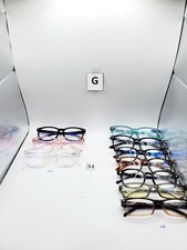 lot of 10 mixed Eyeglasses plastic metal 0.75 0.50