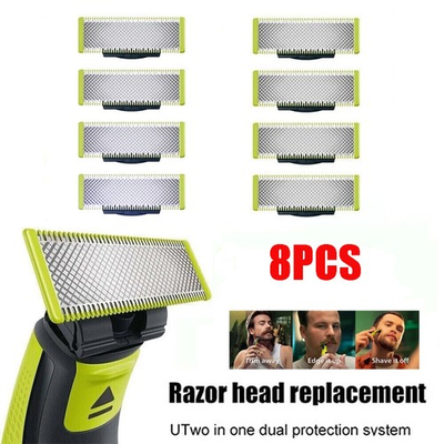 #ad Norelco OneBlade Replacement Heads QP210 80 2 4 8Pcs for QP2520 QP6510 QP6520 $24.88