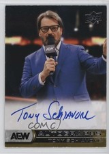 2025 SP Game Used AEW UD AEW Auto Announcers Tony Schiavone #AA-SC Auto ob9