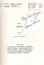 DENNIS WEAVER - SCRIPT SIGNED