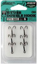 Owner STD-36BC Salmon Tube Double Hooks (6) 51677 ** New 2026 Stocks ** OWNER