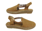 Toni Pons Nuria Tan Suede Espadrille Sandals - UK 6 EU 39 - BNIB