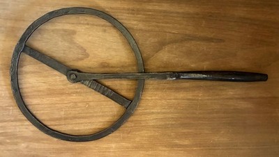 Antique Blacksmith's Measuring Device...''Traveler'' Primitive Forged Iron 19th C
