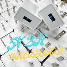 Bulk Lot 5V 2A USB Port Jack Wall Charger 5 Volt v 2 Amp AC to DC Power Adapter