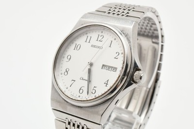 Vintage Seiko Chronos 5H23-7D20 Exc+5 Day Date 60G Men's Quartz Watch JAPAN