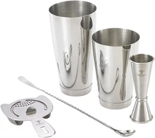 M37101 Basics Cocktail Set, 5-Piece, Stainless Steel