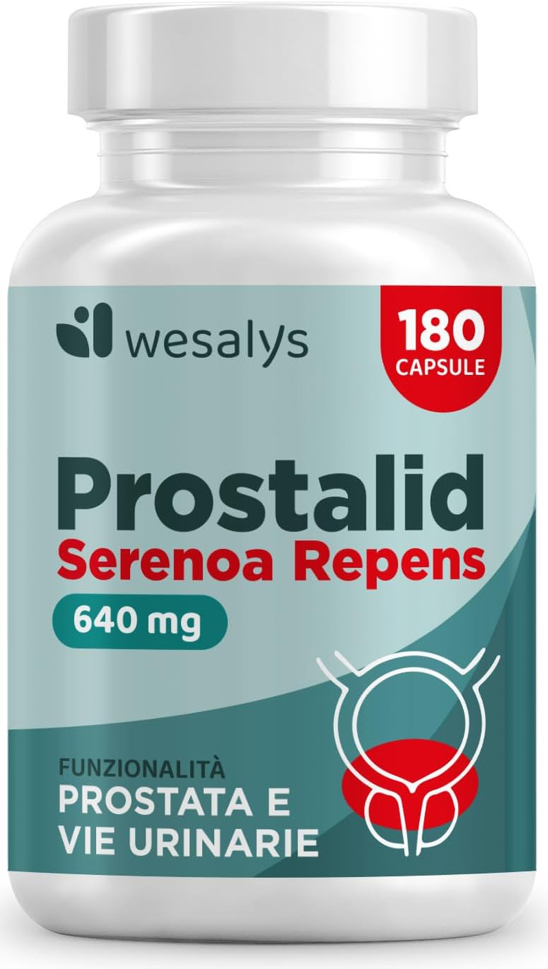 Prostalid Serenoa Repens 640mg - Torna a Dormire Sereno (180 Cps)