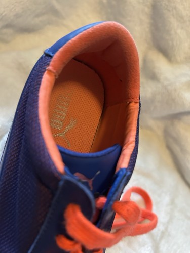 Puma Madeira Blue Orange Platform Wedge Lace Up Sneaker Size 6 Woman’s - Picture 5 of 13