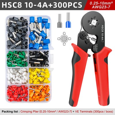 Electrical Tube Insulated Terminal VE Tubular Crimp Terminals Wire Cable