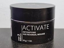 Beauty Society Activate Detoxifying Age-Reversal Mousse Step 3 Rebuild 1 oz  New
