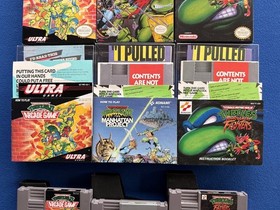 TMNT Tournament Fighters NES CIB + Teenage Mutant Ninja Turtles 2 3 NINTENDO LOT