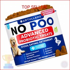 No Poo Chews for Dogs, Puppy - Coprophagia Stool Eating Deterrent - Prevent Dog