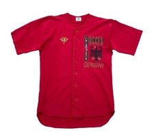 Vintage Galt Sand Germany National Team Soccer Baseball Jersey 6 Men’s Large Red