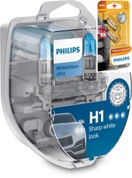 Philips H1 12V 55W P14.5S Whitevision Ultra 2Stk. +W5W VL