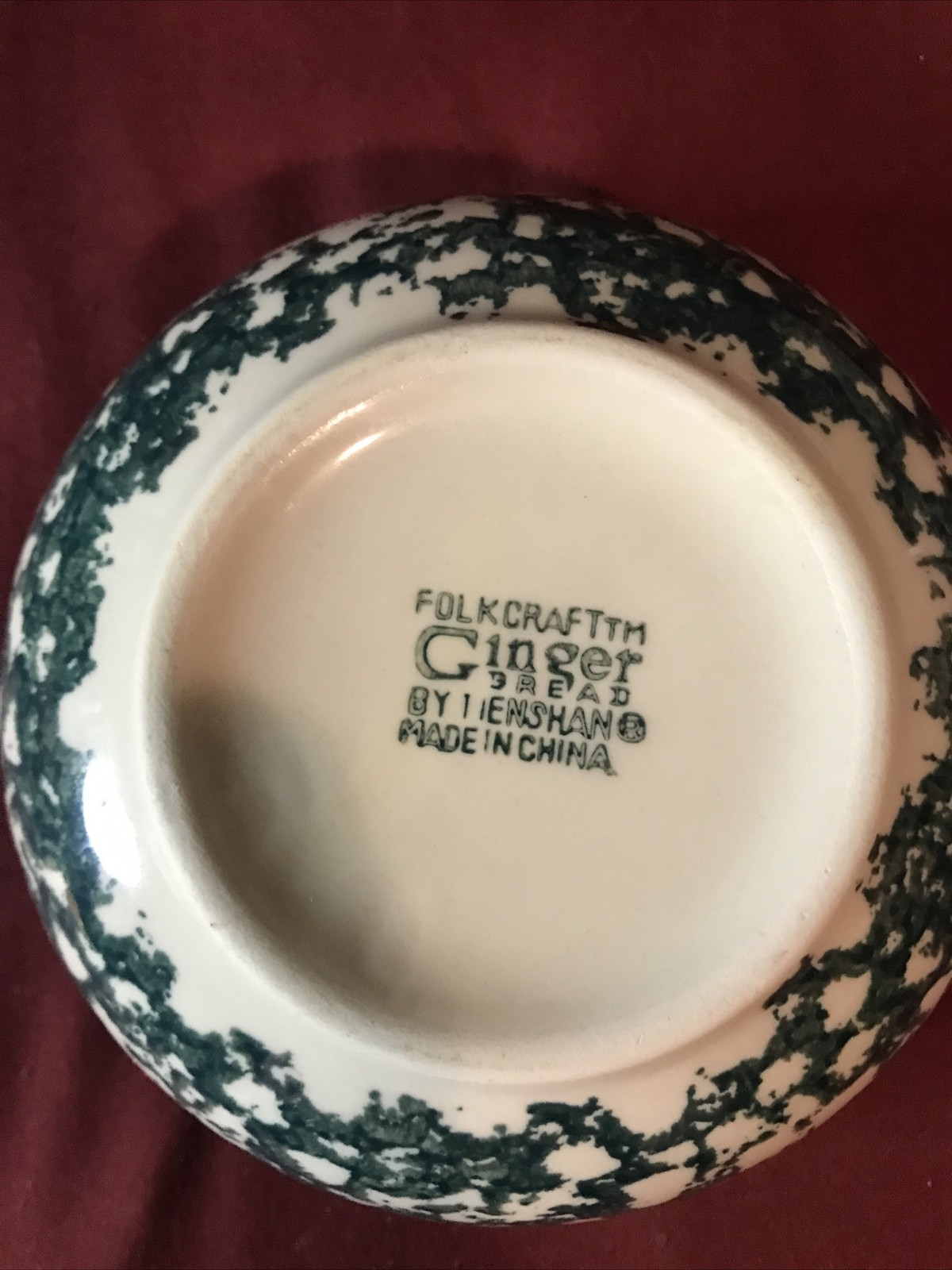 Folkcraft Gingerbread Man Small Salad Bowl