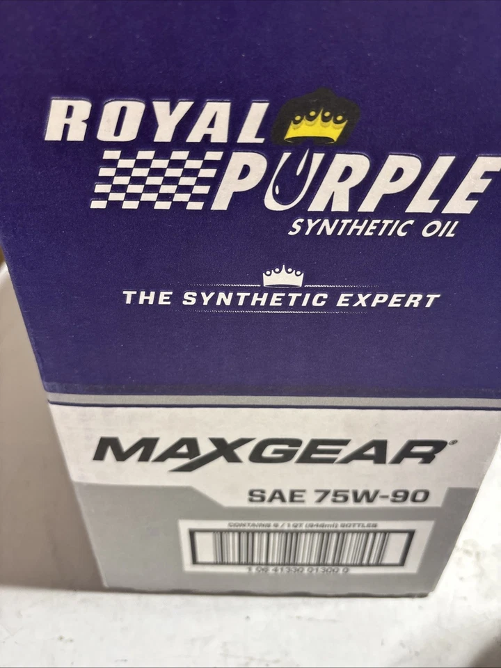 Royal Purple Max Gear Aceite Sintético 75W-90 1-Qt Botella Juego de 6 06300 Foto 3 de 4