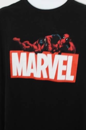 CAMISETA MARVEL NEGRA S/S TALLA: 5XL 5X NUEVA CON ETIQUETAS HALLAZGO RARO - Imagen 1 de 2