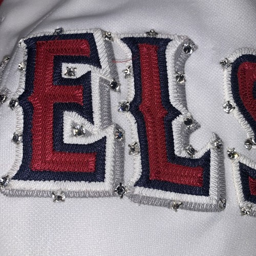 Los Angeles Angels Ladies Majestic Double Knit Home Jersey Size Medium - Picture 4 of 5