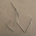 Circular Knitting needles 6.00 mm Metal Size 4  60cm or 80cm long