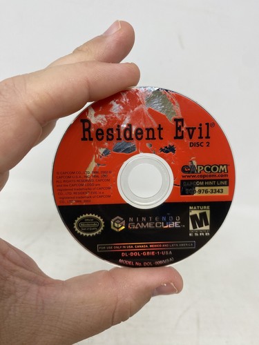 Resident Evil (GameCube, 2002) Disc’s 1 & 2 Only Tested Ships Fast - Picture 7 of 12