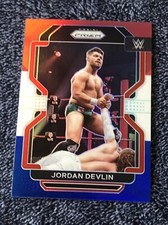 2022 Prizm WWE Jordan Devlin Red White Blue Prizm #168