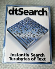 NEW dtSearch Desktop With Spider 7.71 Software License Brand Shrink Wrapped NIB