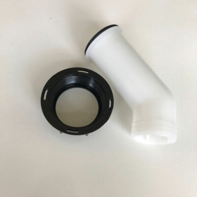 Expandable 25-55'' Flex Drain Downspout Extension Rain Pipe Spout Gutter Flexible