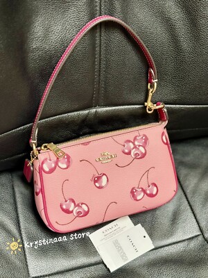 ❤️❤️NWT COACH CR827 Nolita 19 With Cherry Print | eBay