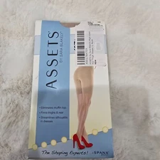 ASSETS Sara Blakely SPANX Hi-Waist Mid-Thigh Shaper Size 1 Nude NEW 166B