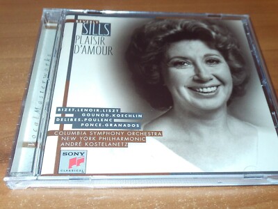 Beverly Sills: Plaisir D'Amour (CD, Nov-1998, Sony Classical)