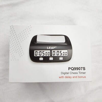 Digital Chess Timer With Delay And Bonus