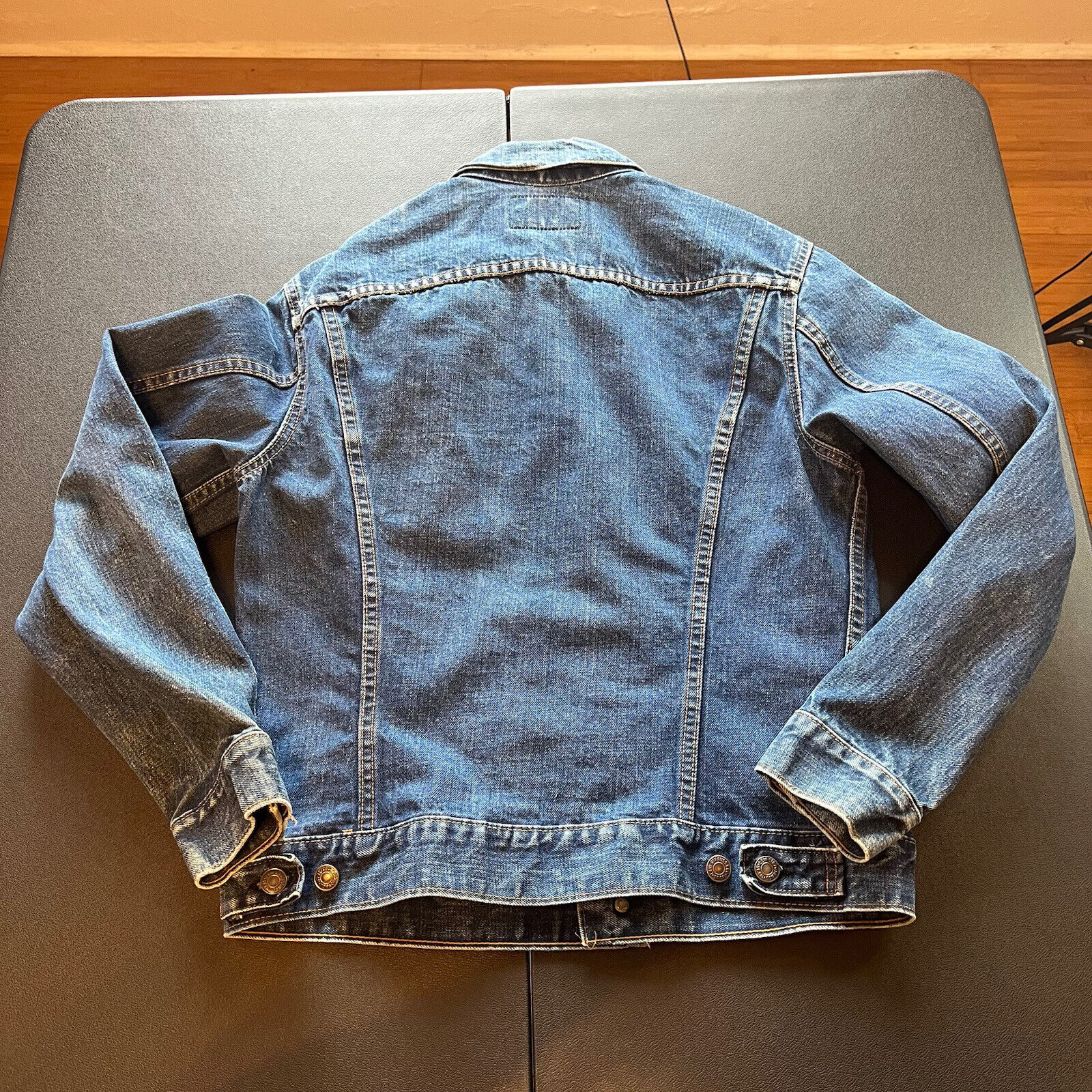 Vintage 70's Levi's Denim 2 Pocket Trucker Jacket 70505-0217 