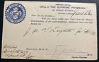 Carte postale publicitaire papeterie Toronto Canada 1896 La Cour suprême