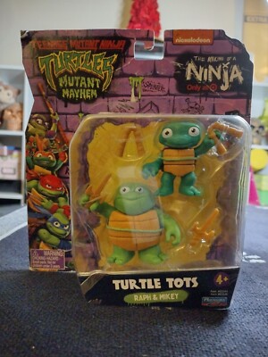 Teenage Mutant Ninja Turtles: Mutant Mayhem Turtle Tots Raph & Mikey Action Figu