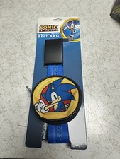 Sonic the Hedgehog Boys Belt with Removable Zip Pouch