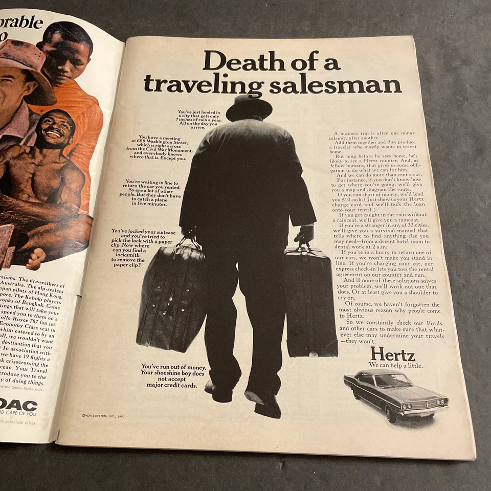 Vintage Magazine: Saturday Review - October 1967 / The Peaceful Traveler / KRP Foto 2 de 4