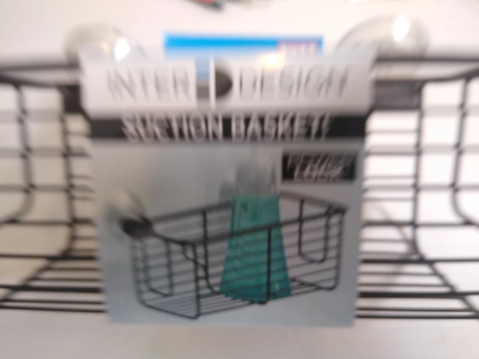 Cesta de sucção Inter Design sucção máxima cor preta à prova de ferrugem  - Imagem 2 de 4