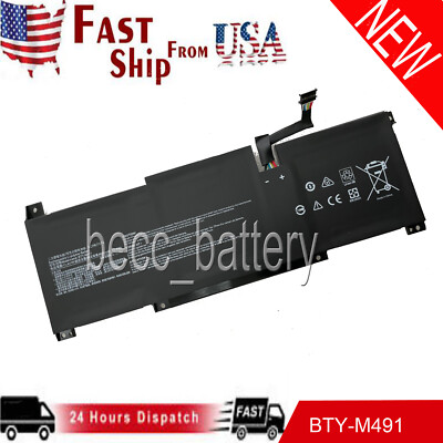New BTY-M491 Battery For MSI Modern 15 A10M A11M Summit B15 A11M Stealth 15M
