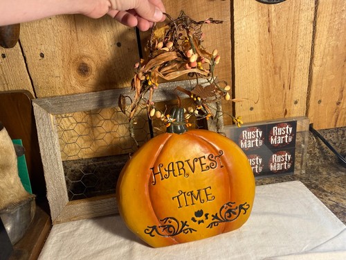 Colgante de puerta de pared de calabaza Harvest Time - Imagen 1 de 5
