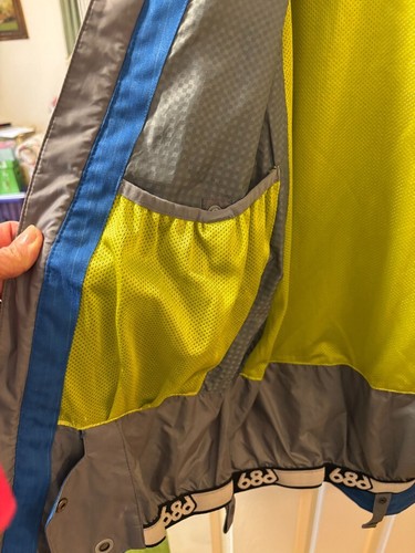 686 MEN'S SNOWBOARD JACKET PLEXUS INFIDRY, BLUE GREEN, SZ MED THERMAL RATING 4 - Picture 7 of 12
