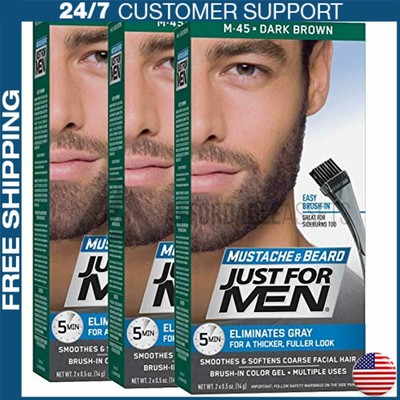 Just For Men Mustache Beard Beard Coloring For Gray Hair With