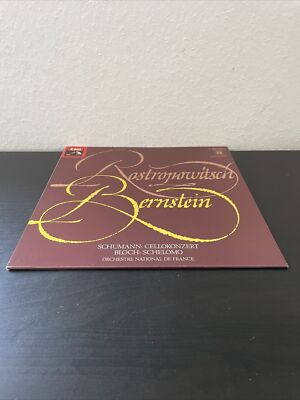 Rostropowitsch Bernstein Schumann Bloch Cello Konzerte LP EMI HMV 1C 065-02841 Q