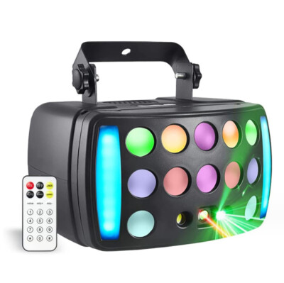 150W 4in1 Laser Projector DMX Strobe Stage Light LED Bar DJ Disco Party Lighting
