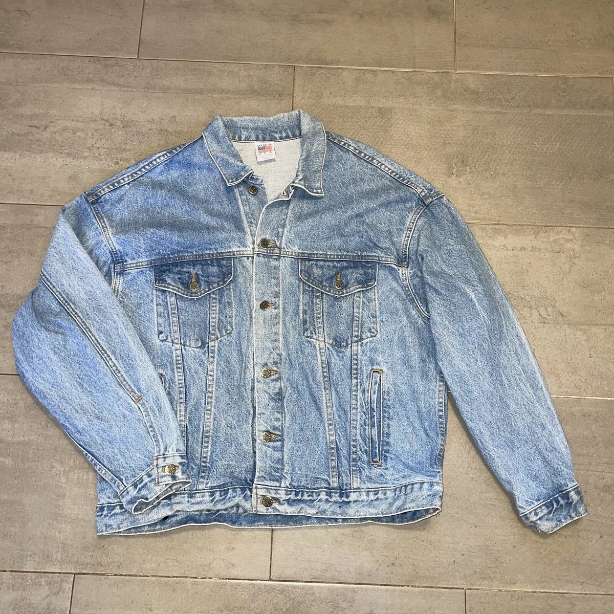 正規 00s VINTAGE JACKET DENIM 3_LINES RISH I Gジャン/デニム