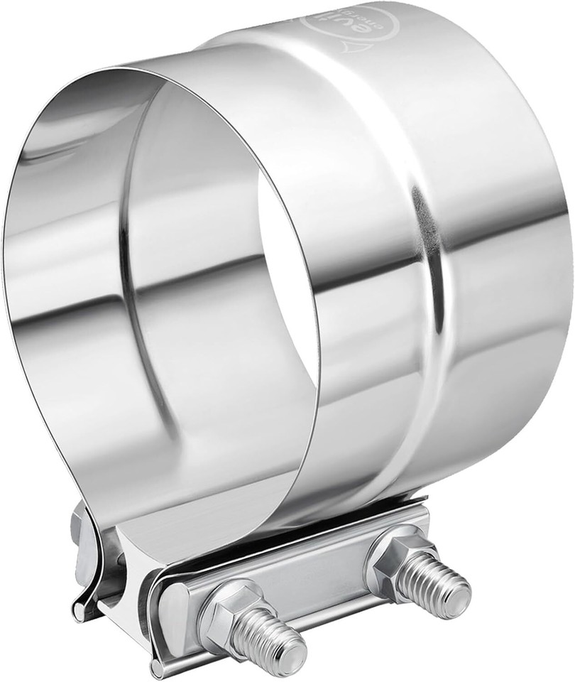 5 Stainless Steel Pre-Form Exhaust Clamp - Raney's Truck Parts 5 Stainless Steel Pre-Form Exhaust Clamp - Raney's Truck Parts